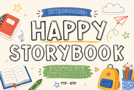 Happy Storybook Font